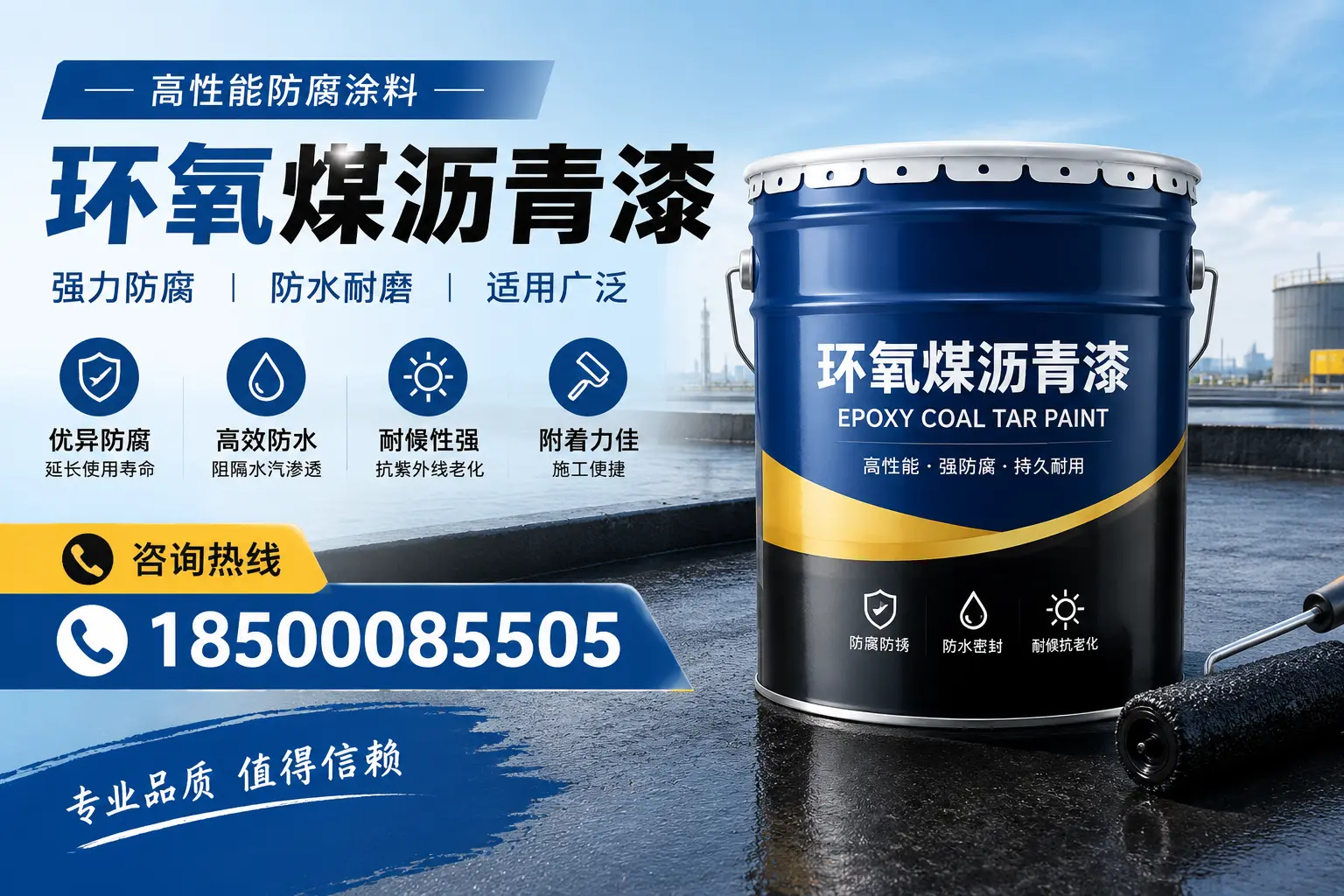 环氧煤沥青漆的主要成分与功能，三元用户深度了解